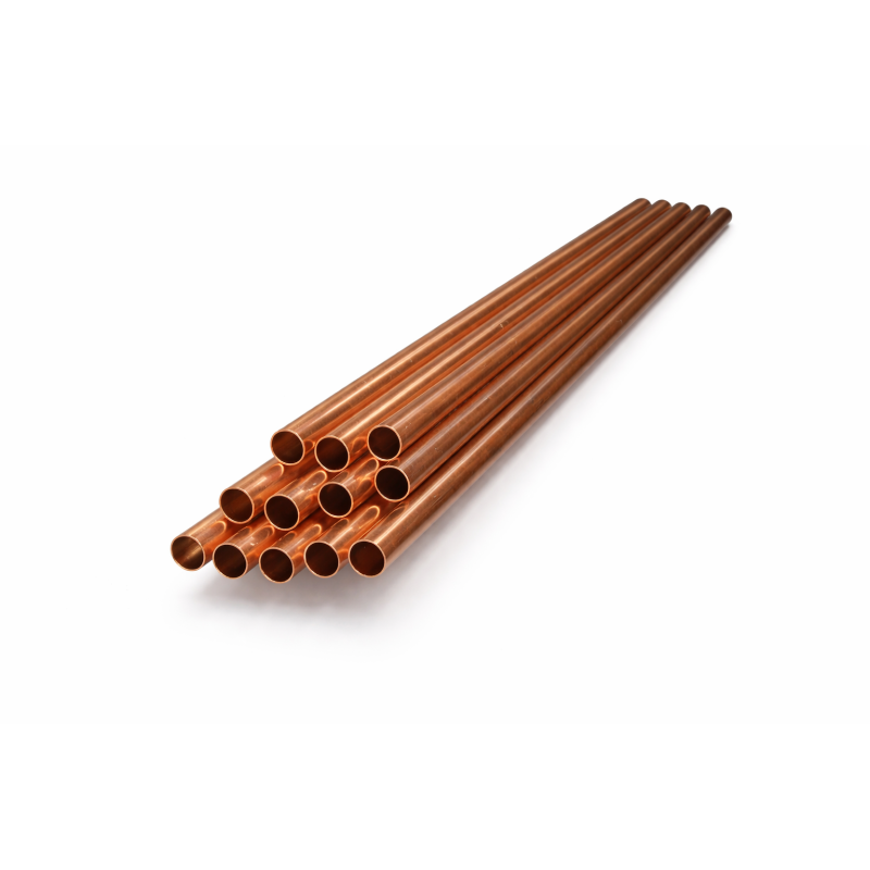 Reference image of straight copper tubing